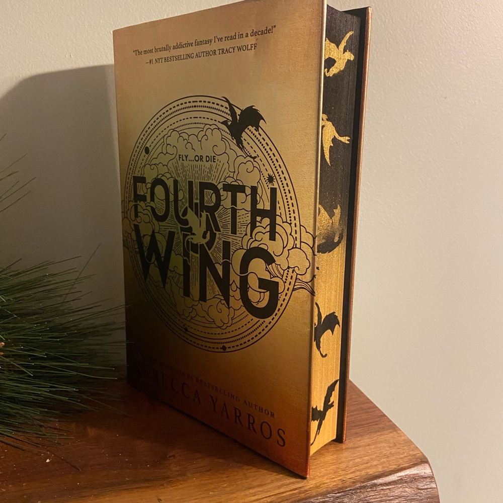 Fourth Wing - custom sprayed edges